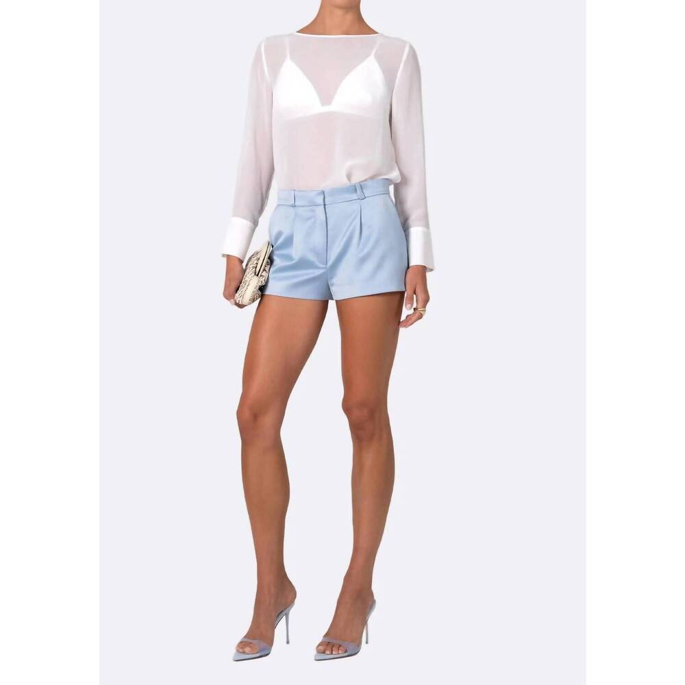 NEW NONCHALANT LABEL bruno high waist short in baby blue